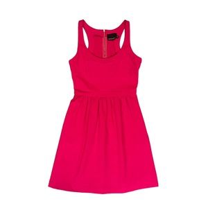 Cynthia Rowley Fuschia Pink Sleeveless Fit & Flare Dress Size S With Pockets